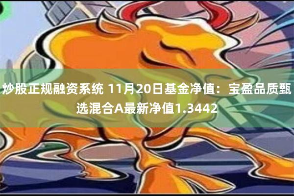 炒股正规融资系统 11月20日基金净值：宝盈品质甄选混合A最新净值1.3442